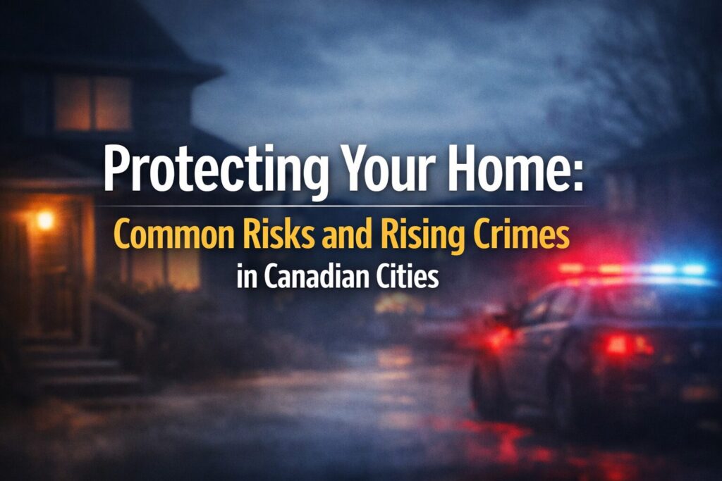 Common Risks & Crimes Homeowners Face in Canadian Cities — and How to Protect Your Home